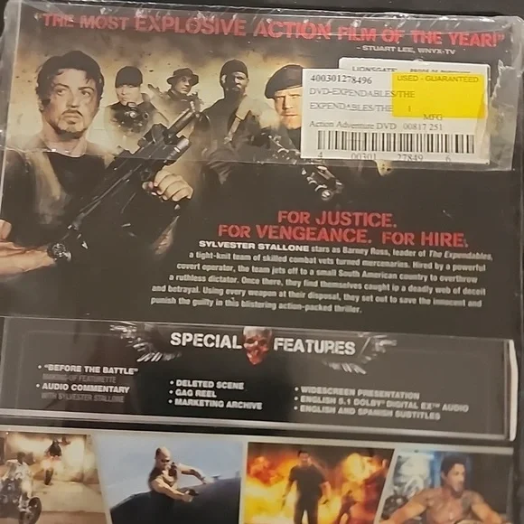 The Expendables DVD - Picture 3 of 5